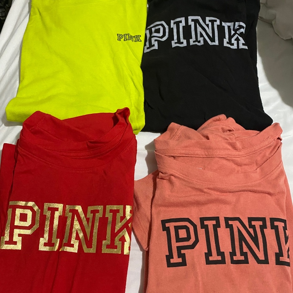 Pink 💓 shirts 👚